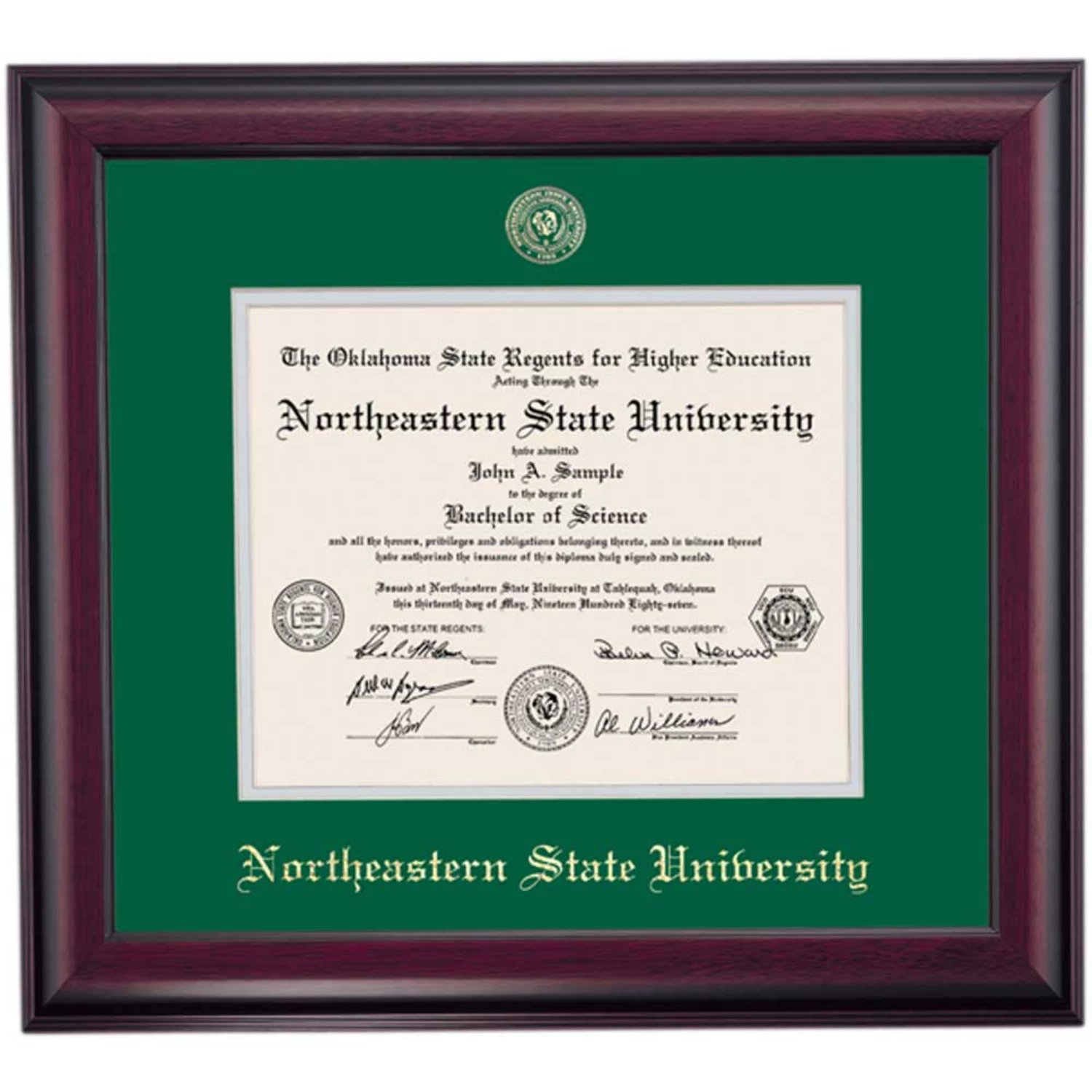 Northeastern State Traditional Diploma Frame 3 Northeastern State Traditional Diploma Frame