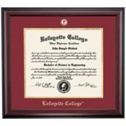 Lafayette Traditional Diploma Frame
