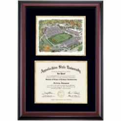 Appalachian State Premier Football Stadium Diploma Frame -gift shop DSSHEWAPPPC4BGSTA