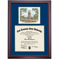 East Tennessee State Premier Alumni Plaza Diploma Frame 9 East Tennessee State Premier Alumni Plaza Diploma Frame -gift shop DSSHEWETNPC7NGWCA