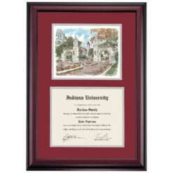 Indiana Premier The Sample Gates Diploma Frame 13 Indiana Premier The Sample Gates Diploma Frame -gift shop DSSHEWINDPC4MEESW