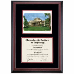 Massachusetts Institute Of Technology Premier Maclaurin Building Diploma Frame 19 Massachusetts Institute Of Technology Premier Maclaurin Building Diploma Frame -gift shop DSSHEWMITPC5BMMBW