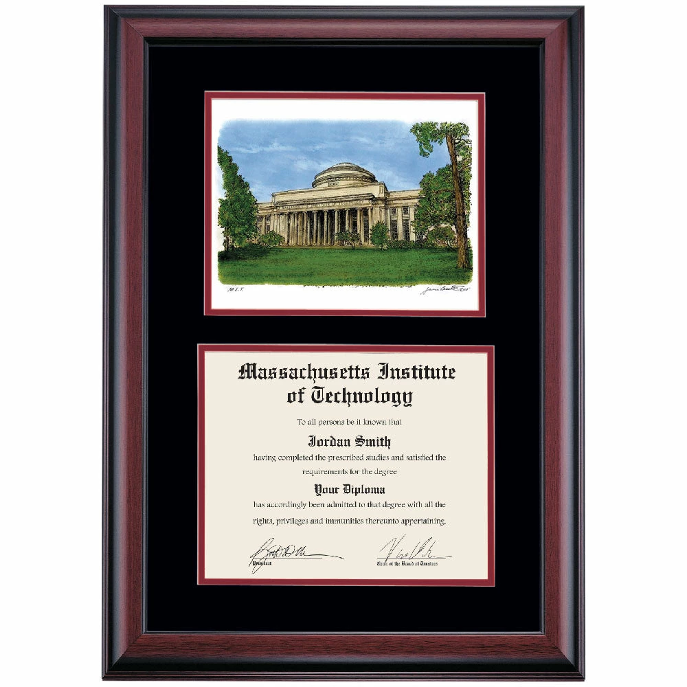 Massachusetts Institute Of Technology Premier Maclaurin Building Diploma Frame 11 Massachusetts Institute Of Technology Premier Maclaurin Building Diploma Frame - Image 9