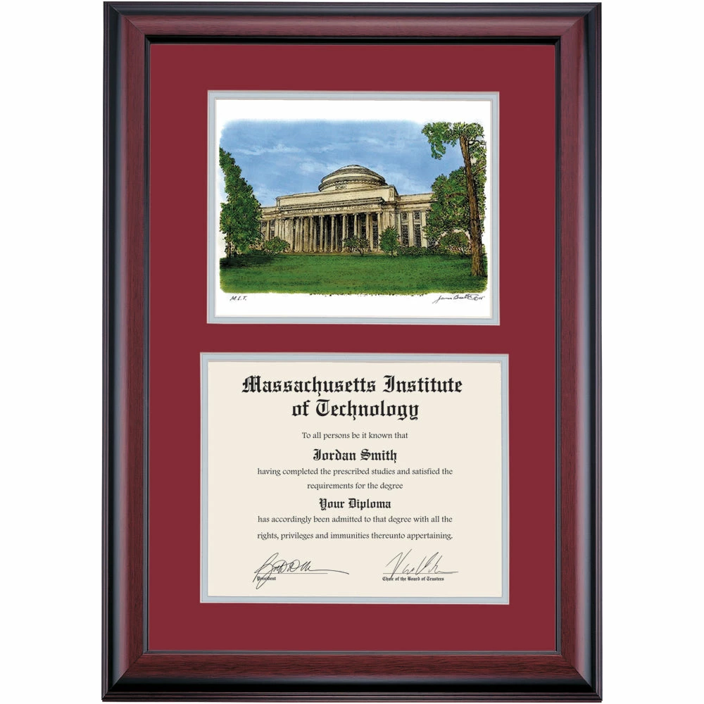 Massachusetts Institute Of Technology Premier Maclaurin Building Diploma Frame 5 Massachusetts Institute Of Technology Premier Maclaurin Building Diploma Frame - Image 3