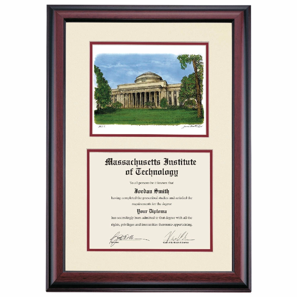 Massachusetts Institute Of Technology Premier Maclaurin Building Diploma Frame 8 Massachusetts Institute Of Technology Premier Maclaurin Building Diploma Frame - Image 6