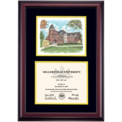 Millersville Premier Biemesderfer Center Diploma Frame -gift shop DSSHEWMLRPC4BYBWM