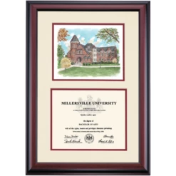 Millersville Premier Biemesderfer Center Diploma Frame -gift shop DSSHEWMLRPC4MBWM