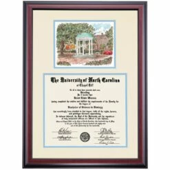 North Carolina-Chapel Hill Premier The Old Well Diploma Frame 10 North Carolina-Chapel Hill Premier The Old Well Diploma Frame -gift shop DSSHEWNCHPCNLCHW