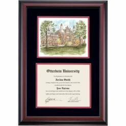 Otterbein Premier Towers Hall Diploma Frame 13 Otterbein Premier Towers Hall Diploma Frame -gift shop DSSHEWOTTPC1BCOTW
