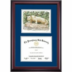 Penn State Premier The Lion Shrine Diploma Frame -gift shop DSSHEWPSUPC4NEPWL
