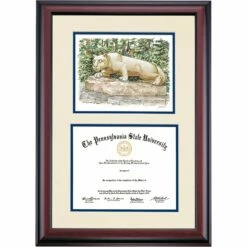 Penn State Premier The Lion Shrine Diploma Frame -gift shop DSSHEWPSUPC4NPWL