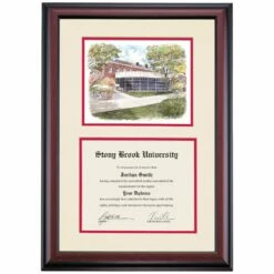Stony Brook Premier Student Activities Center Diploma Frame -gift shop DSSHEWSYSPC3CSBW