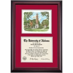 Alabama Premier Denny Chimes Diploma Frame -gift shop DSSHEWUATPC4AEWDC