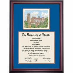 Florida Premier The Century Tower Diploma Frame -gift shop DSSHEWUFLPC8ROCTF