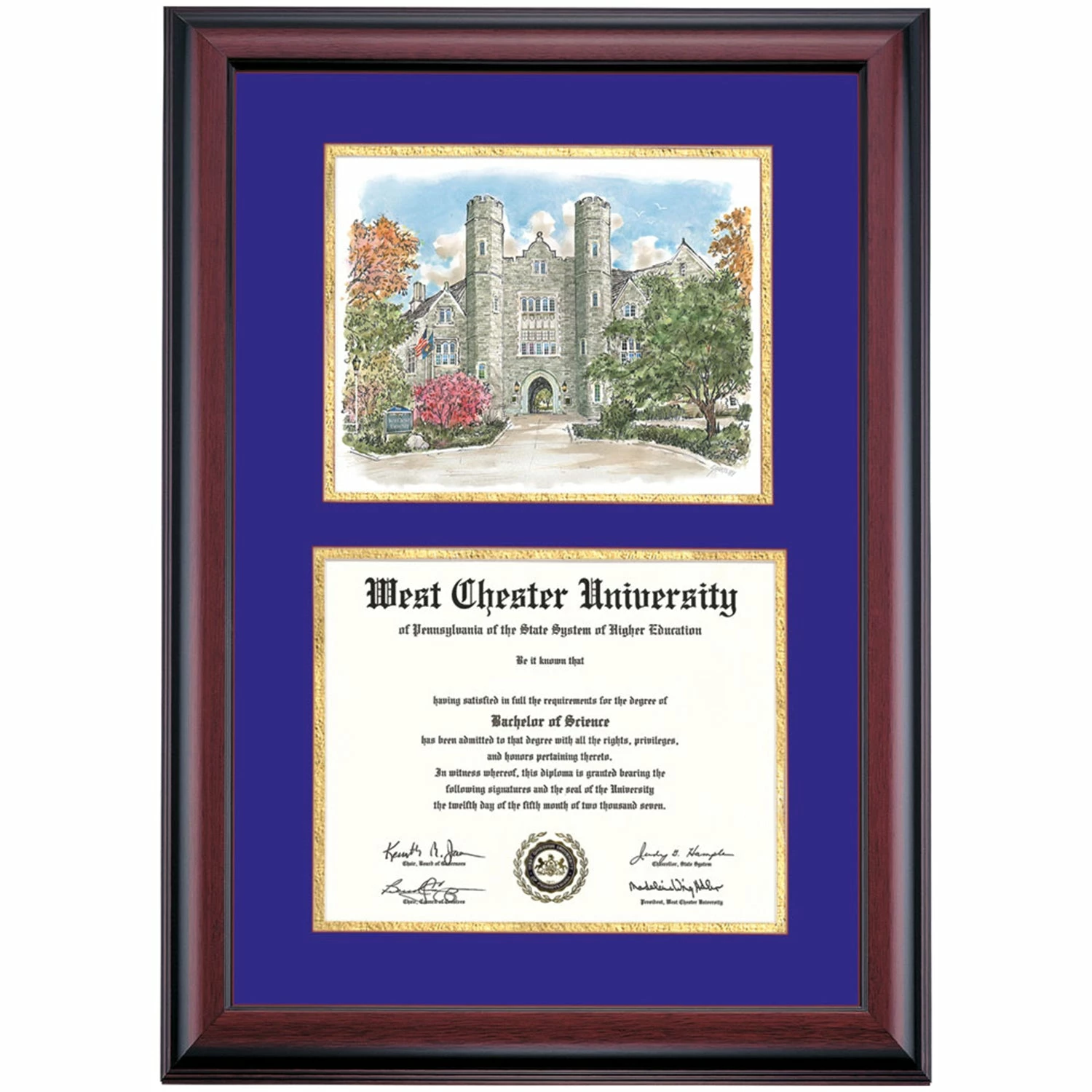 West Chester Premier Philips Memorial Building Diploma Frame 6 West Chester Premier Philips Memorial Building Diploma Frame - Image 4