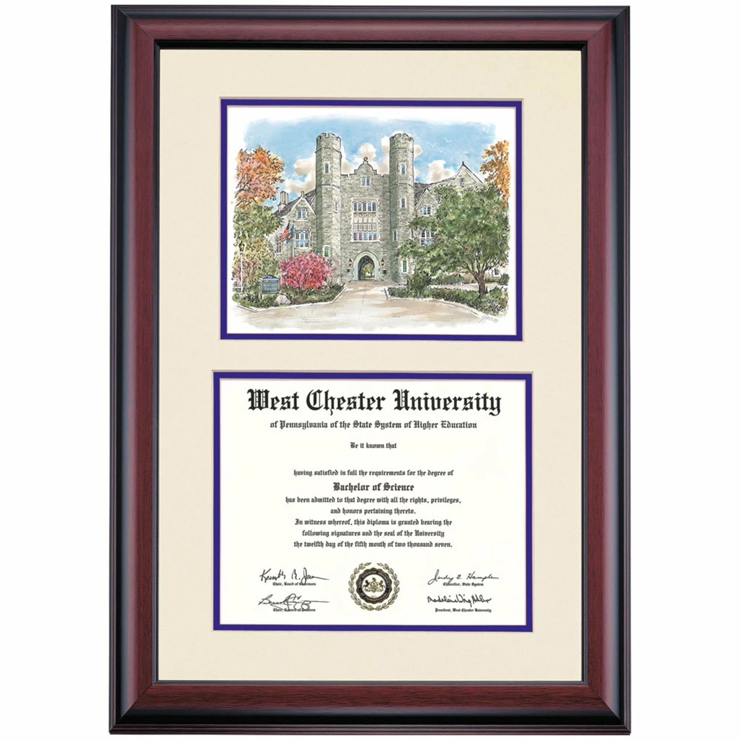 West Chester Premier Philips Memorial Building Diploma Frame 4 West Chester Premier Philips Memorial Building Diploma Frame - Image 2