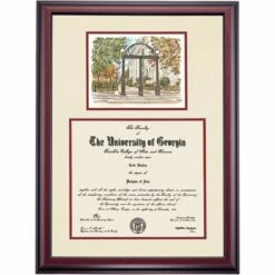 Georgia Premier The Arch Diploma Frame -gift shop DSSHEWZUGPC8MWAR