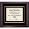 Graduation Diploma Frame With Black And Gold Matting For 8.5 X 11 Diploma