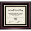 Graduation Diploma Frame With Black And Gold Matting For 11 X 14 Diploma
