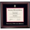 Wisconsin-Madison School Color Traditional Diploma Frame