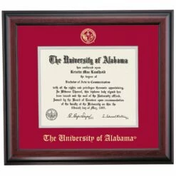 Alabama School Color Traditional Diploma Frame