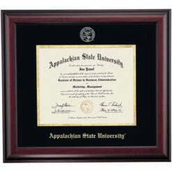 Appalachian State School Color Traditional Diploma Frame
