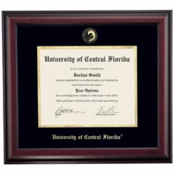 Central Florida School Color Traditional Diploma Frame
