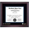 MetroHealth Medical Center Traditional Double Embossed Certificate Frame -gift shop DS SHE T C4 BR MHO