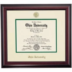 Ohio Traditional For Associates Degree Diploma Frame
