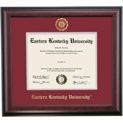 Eastern Kentucky School Color Traditional Diploma Frame