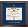 Mississippi School Color Traditional Diploma Frame -gift shop DS SHE T C4 NC UMS