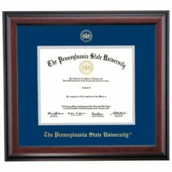 Penn State School Color Traditional Diploma Frame