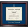 Pittsburgh School Color Traditional Diploma Frame