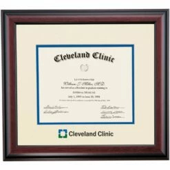 Cleveland Clinic Traditional Certificate Frame