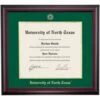 North Texas School Color Traditional Diploma Frame