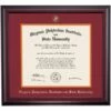 Virginia Tech School Color Traditional For Graduate Diploma Frame