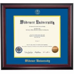 Widener School Color Traditional Diploma Frame