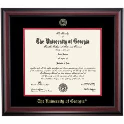 Georgia School Color Traditional Diploma Frame