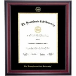 Penn State Traditional Diploma Frame For Law Degree