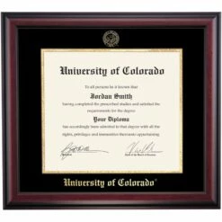 Colorado School Color Traditional For Law And Doctoral Degree Diploma Frame