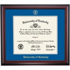 Kentucky School Color Traditional For Medical Diploma Frame