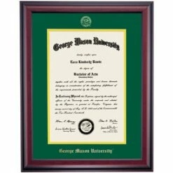 George Mason School Color Traditional Diploma Frame