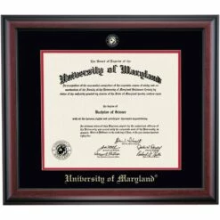 Maryland School Color Traditional Diploma Frame