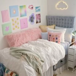 Iris Tonal Fringe Throw Blanket 19 Iris Tonal Fringe Throw Blanket -gift shop Danish Pastel 053