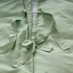 Samantha Tie Knot Duvet Cover And Sham Set -gift shop Duvet MicrofiberTieKnot TXL Sage 004