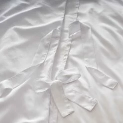 Samantha Tie Knot Duvet Cover And Sham Set -gift shop Duvet MicrofiberTieKnot TXL White 002