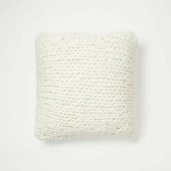 Emme Chunky Knit Square Pillow Cover