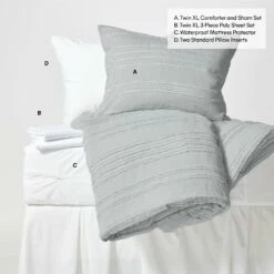 8 Piece Essential Dorm Bundle -gift shop EyelashGrey 2