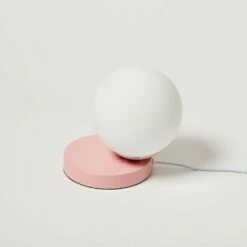 Mila Globe Accent Lamp 15 Mila Globe Accent Lamp -gift shop Globe Lamp Pink 006