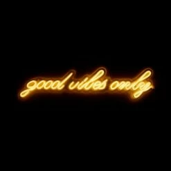 Good Vibes Only Neon Sign 15 Good Vibes Only Neon Sign -gift shop Good Vibes Only Neon Sign White 006